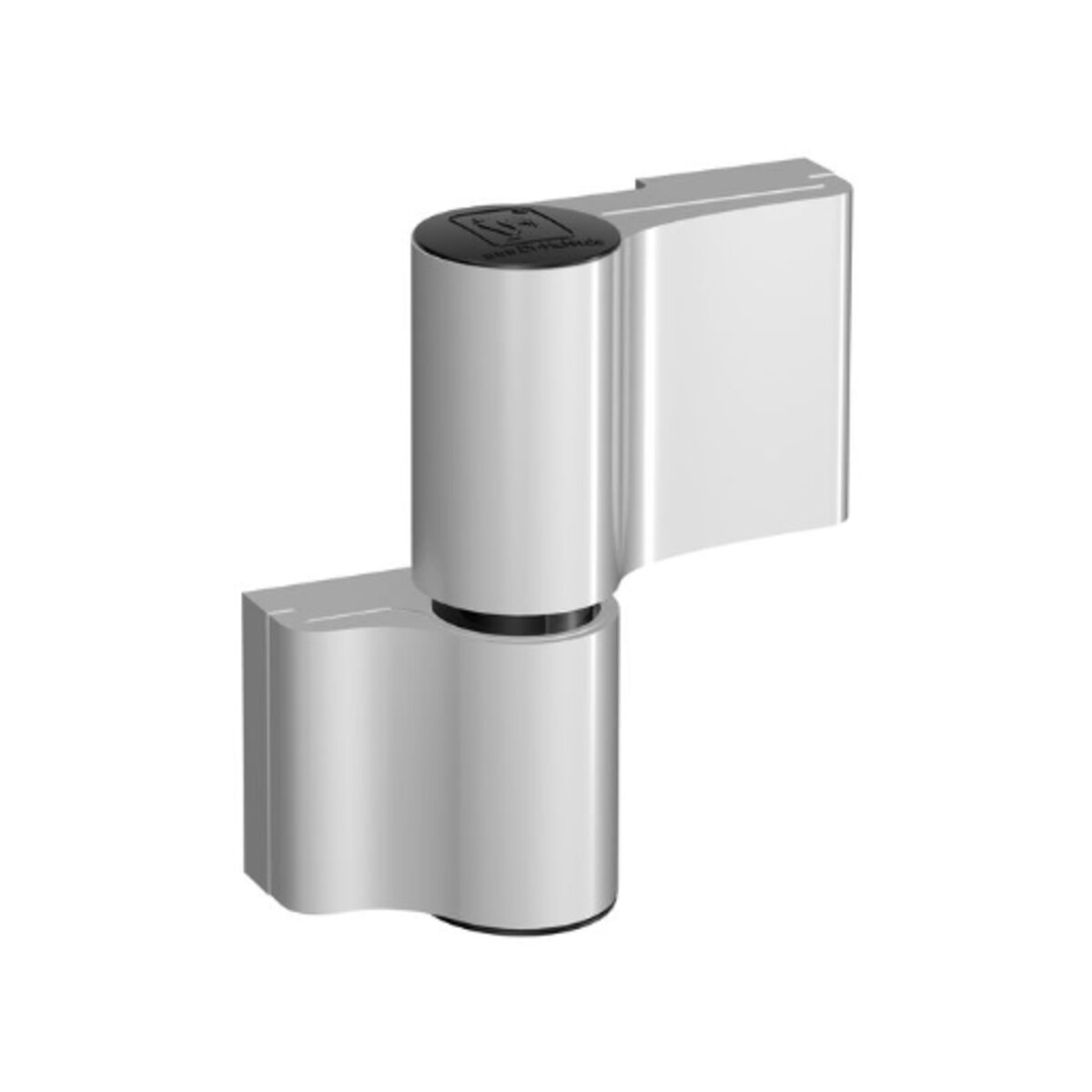 Dverový pánt - 4,Dr.Hahn,2-dielny, 20/86,pre AL,RAL9006