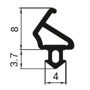 Tesnenie - KBE - čierne