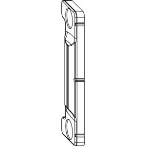 Prítlačný pánt MACO - rámový diel - 9mm
