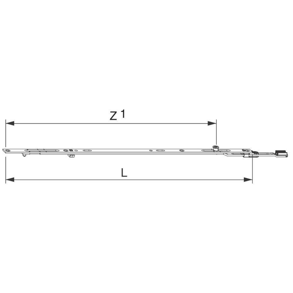 Predĺženie MM - 801-1280 mm predlžitelné s 1 iS X